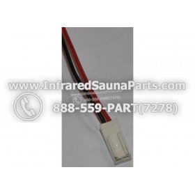 THERMOSTATS - THERMOSTAT - 2 PIN MALE TO FEMALE IN BLACK AND RED EXTENSION CORD 2