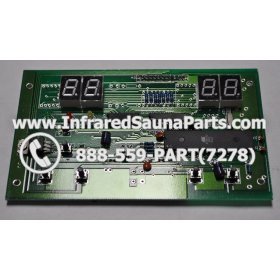 CIRCUIT BOARDS WITH  FACE PLATES - CIRCUIT BOARD WITH FACEPLATE  ZENAWAKENING INFRARED SAUNA   LYQPCB 3