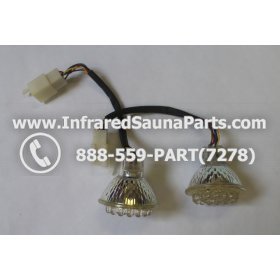 CHROMOTHERAPY - CHROMOTHERAPY LED BULB 12V WITH 7 COLOR COMBO SET OF TWO 3