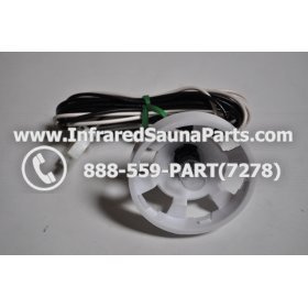 COMPLETE LIGHT ASSEMBLY 110V / 120V - COMPLETE LIGHT ASSEMBLY WITH BULB + RED AND BLUE COVER 110V / 120V 13