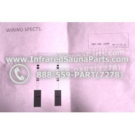 COMPLETE CONTROL POWER BOX 220V / 240V - COMPLETE CONTROL POWER BOX  220V / 240V WITH 8 CIRCUIT BOARD PINS SAUNAGEN INFRARED SAUNA 11