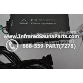 COMPLETE CONTROL POWER BOX 220V / 240V - COMPLETE CONTROL POWER BOX 220V / 240V WITH 7 CIRCUIT BOARD PINS  6 FEMALE PLUGS SUPPLY WORLD INFRARED SAUNA 3