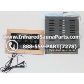 COMPLETE CONTROL POWER BOX WITH CONTROL PANEL - COMPLETE CONTROL POWER BOX ENLIGHTEN INFRARED SAUNA WITH USB MP3 PLAYER 220V / 240V STYLE 2 WITH ONE CONTROL PANEL 2