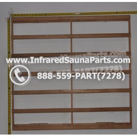 WOOD BACKRESTS - HEMLOCK WOOD BACKREST ( 39.5" x 37.5" ) 6