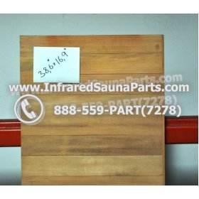 WOOD BENCHS + HEATERS - HEMLOCK WOOD BENCH ( 38.6" x 16.9" ) 3