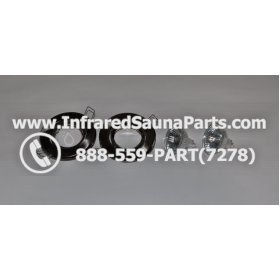 COMPLETE LIGHT ASSEMBLY 12V - COMPLETE LIGHT ASSEMBLY 2 HOUSING IN SILVER FINISH WITH 2 BULBS 12V 3