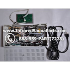 COMPLETE CONTROL POWER BOX WITH CONTROL PANEL - COMPLETE CONTROL POWER BOX JOSEN INFRARED SAUNA STYLE 1 WITH ONE CONTROL PANEL 17