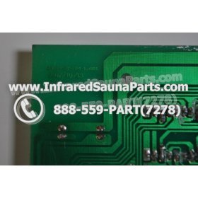 CIRCUIT BOARDS / TOUCH PADS - CIRCUIT BOARD  TOUCHPAD KEYSBACKYARD INFRARED SAUNA YX32764-3 (8 BUTTONS) 6