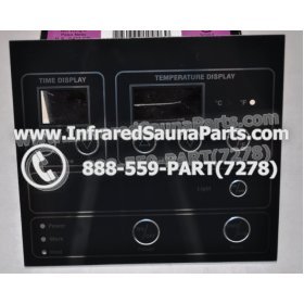 FACE PLATES - FACEPLATE FOR CIRCUIT BOARD YX32764-3 MASTERSAUNA  8 BUTTONS 3