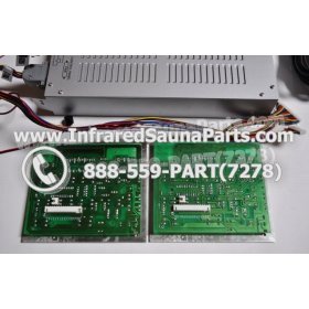 COMPLETE CONTROL POWER BOX WITH CONTROL PANEL - COMPLETE CONTROL POWER BOX GAIA INFRARED SAUNA STYLE 3 WITH TWO CONTROL PANELS 4