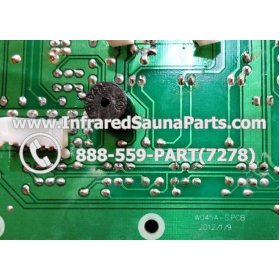 CIRCUIT BOARDS WITH  FACE PLATES - CIRCUIT BOARD WITH FACEPLATE CLEARLIGHT INFRARED SAUNA WO45A-SPCB COMBO 9