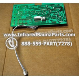 CIRCUIT BOARDS / TOUCH PADS - CIRCUIT BOARD  TOUCHPAD SAUNA SUPPLY WORLD INFRARED SAUNA WXYZLYCA23V10 WITH THERMOSTAT WIRE 4