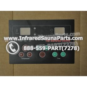 FACE PLATES - FACEPLATE FOR CIRCUIT BOARD WATERSTAR INFRARED SAUNA XZSN1DB V1.5 1