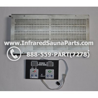 COMPLETE CONTROL POWER BOX WITH CONTROL PANEL - COMPLETE CONTROL POWER BOX HEALTHLAND INFRARED SAUNA STYLE 2 WITH ONE CONTROL PANEL 1