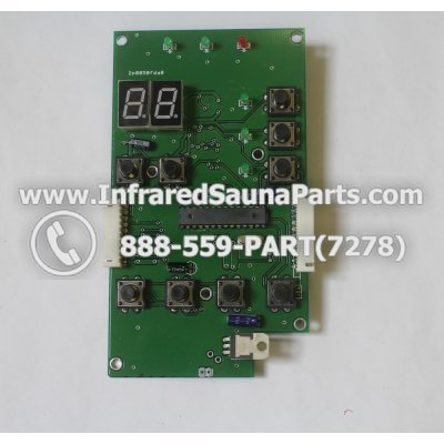 CIRCUIT BOARDS / TOUCH PADS - CIRCUIT BOARD TOUCHPAD 2P0050FDA0 FOR INFINITY INFRARED SAUNA MAIN 1