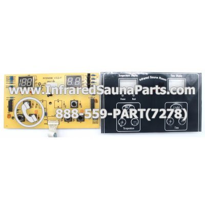 CIRCUIT BOARDS WITH  FACE PLATES - CIRCUIT BOARD WITH FACE PLATE X003107 AND THERMO WIRE 1