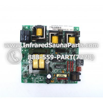  POWER BOARDS  - POWER BOARDS - BOARD SBA50 SAUNA  ADVANTAGE SPW-501-S 6.3V/1.0A 12.6V/500mA 1