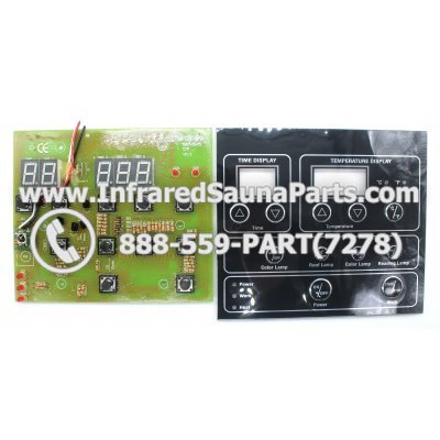 CIRCUIT BOARDS WITH  FACE PLATES - CIRCUIT BOARD WITH FACE PLATE SRZHX001 - (10 BUTTONS) 1