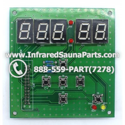 CIRCUIT BOARDS / TOUCH PADS - CIRCUIT BOARD  TOUCHPAD  WATERSTAR INFRARED SAUNA 06S064 1