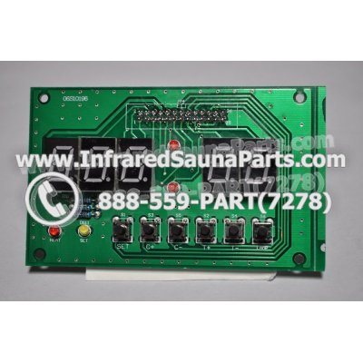 CIRCUIT BOARDS / TOUCH PADS - CIRCUIT BOARD  TOUCHPAD  WATERSTAR INFRARED SAUNA 06S10196 1